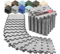 Tappeto Palestra Tappetino Fitness da Ginnastica a Puzzle - Pavimento Protettivo Incastro Tatami Gomma Allenamento Protezione Sport| Materassino Gommato Mattonella Pavimentazione per Home Gym Manubri