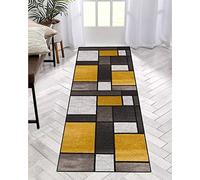 Tappeto Passatoia Antiscivolo Lavabile in Poliestere per Cucina, Corridoio, Camera da Letto Soggiorno - Tappeto Personalizzabile per Zone ad Alto Traffico 100x300CM
