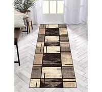 Tappeto Passatoia Antiscivolo Lavabile in Poliestere per Cucina, Corridoio, Camera da Letto Soggiorno - Tappeto Personalizzabile per Zone ad Alto Traffico 100x300CM