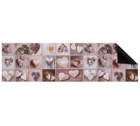 Tappeto passatoia antiscivolo TRANSFER SHABBY CUORE