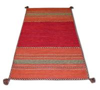 Tappeto Passatoia Corsia Orientale 100% Cotone Nappe Kilim 6 Colori ch