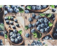 Tappeto Passatoia Cucina Antiscivolo Antimacchia Digitale Sprinty Mirtilli