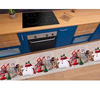 Tappeto Passatoia Cucina Antiscivolo Sottolavello Digitale Dis Natale Inverno