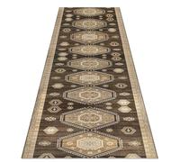 Tappeto passatoia vintage lavabile, effetto anticato, lungo e stretto, misure da 1 m a 6 m, ideale per ingresso, corridoio, cucina (80 x 400 cm) elegante decorazione per la casa