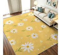 Tappeto Pastorale Acquerello Tappeto Salotto Tappeto 160x230cm Lavabile | Tappeto a pelo basso antiscivolo lavabile per camera da letto, ufficio, cucina e bagno