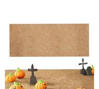 Tappeto Per Accessori Del Villaggio,Tappetino Scena In Fibra Per Vacanza | Tappeto Villaggio Halloween Naturale Per Tavolo, Giardino, Soggiorno, Fattoria, Festa D'Autunno, Casa Stregata