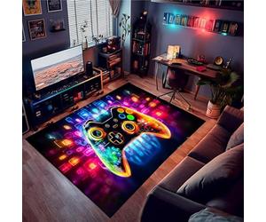 Tappeto per area di gioco in gomma con controller antiscivolo, 80x120 cm, protezione pavimento, morbido per bambini, soggiorno, decorazione