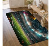 Tappeto per area stadio, celebrazione sport coriandoli erba celebrazione verde antiscivolo zerbino rettangolare tappeto non spargimento bagno ingresso comodino porta decorazione 3 'x 5'