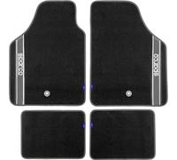 Sparco 03763BAR Set Tappeti Moquette, STRADA, Grigio, Set di 4