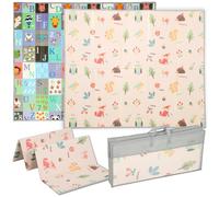 Tappeto per Bambini 0-3 Anni con Numeri e Lettere e Superficie Impermeabile 176,5x148x1 cm in XPE Multicolore