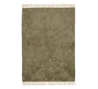 Tappeto per bambini a pois Pure Olive | Little Dutch