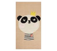 Tappeto per bambini con motivo panda cotone beige 80 x 150 cm Bunan