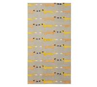 Tappeto per bambini con motivo volpe cotone grigio 80 x 150 cm Bankgo