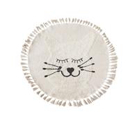 Tappeto per bambini cotone beige motivo gatto ø 120 cm ETSERI