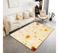 Tappeto per bambini, motivo pancake, per interni e ingresso, per ragazze e ragazzi, divertente, alla moda, semplice, antiscivolo, decorazione per divano e soggiorno, 1,5 x 1,8 m