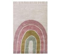 Tappeto per bambini Rainbow Pink 130 × 90 cm | Little Dutch
