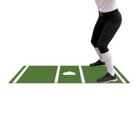 Tappeto per Battuta Baseball - Tappeto Antiscivolo in Sintetica per Esercitazioni di Swing - 135x30x0,4 cm Sintetica Baseball | per Casa Palestra Swing Pitching Golf