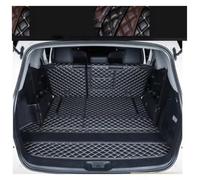 Tappeto Per Baule Auto Per Toyota Per Highlander 7 Posti 2014-2019 Tappetini Per Bagagliaio Impermeabili E Resistenti In Pelle Per Auto(Black beige)