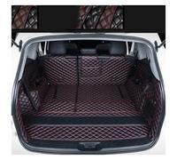 Tappeto Per Baule Auto Per Toyota Per Highlander 7 Posti 2014-2019 Tappetini Per Bagagliaio Impermeabili E Resistenti In Pelle Per Auto(Black red)