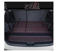 Tappeto Per Baule Auto Per Toyota Per Highlander 7 Posti 2014-2019 Tappetini Per Bagagliaio Impermeabili E Resistenti In Pelle Per Auto(Black red A)