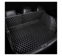 Tappeto Per Baule Auto Per Xpeng G9 2022 2023 2024, 5 Posti Organizer Per Serbatoio Fango Accessori Auto Tappetini Bagagliaio Posteriore Tappetini Pelle(Black White-1)
