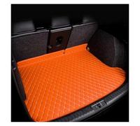Tappeto Per Baule Auto Per Xpeng G9 2022 2023 2024, 5 Posti Organizer Per Serbatoio Fango Accessori Auto Tappetini Bagagliaio Posteriore Tappetini Pelle(Orange)