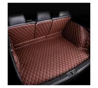 Tappeto Per Baule Auto Per Xpeng G9 2022 2023 2024, 5 Posti Organizer Per Serbatoio Fango Accessori Auto Tappetini Bagagliaio Posteriore Tappetini Pelle(Brown-1)