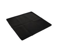 Tappeto per Bidone Spazzatura Angolare in Silicone Nero con Bordo Rialzato | Struttura Antiscivolo a Nido D'ape, Cattura Briciole , Protezione del Pavimento