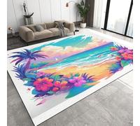 Tappeto Per Camera Da Letto, Antiscivolo, Per Camera Da Letto, Ragazzi E Ragazzi, Stampato, Decorazione 3D, In Flanella, Tutto Morbido - Fiori Delle Piante 80 X 160 Cm - Poliestere - So -108420783713