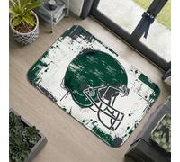 Tappeto per casco, sportivo, moderno, con schizzi astratti, sport, verde, per dormitorio, camera da letto, zerbino, bordatura, bagno, cucina, comodino, decorazione 5 x 7,6 cm