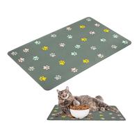 Tappeto Per Ciotole Cane Tappetino Gatto Gioca Al Alimentare Gatti