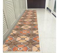 Tappeto per Corridoio, Bordatura Antiscivolo, Lavabile, Sottile, a Pelo Corto, Tagliabile per Pavimento Ingresso, Arredamento Cucina Interna/a/120X700Cm