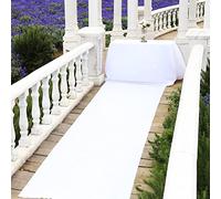 Tappeto per corridoio nuziale, tappeto antiscivolo in poliestere, lunghezza 10 m/20 m, spessore 2 mm, ideale per cerimonie in chiesa e decorazioni per feste all'aperto
