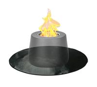 Tappeto per fuoco da campo, doppio lato, ignifugo e resistente al calore, tappetino protettivo per , stufa e fuoco da campo, per terrazza e prato, giardino cortile e balcone