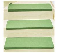 Tappeto per gradini per Scale, Guide per Scale per Interni Antiscivolo, Scale per tappeti per gradini in Legno Tappeti per gradini Moderni 55 x 22 x 4,5 cm,M,Set di 15 gradini