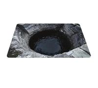 Tappeto Per Illusione Ottica 3D | Tappeto Illusion Zerbino Antiscivolo | Tappetino Decorativo | Foro Per Illusione Ottica Dal Design Senza Fondo | Soggiorno Camera Da Cucina Bagno Interno Estern