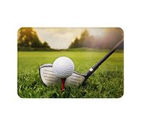 Tappeto per Ingresso Pallina da Golf Pratico Patio Zerbino di Benvenuto Resistente Cane Zerbino Cattura Sporco 40X60Cm
