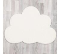 Tappeto per Interni a Forma di Nuvola 120x85cm Tappetino Bianco da Cameretta