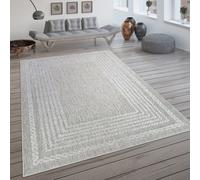 Tappeto per interni ed esterni a tessuto piatto con design scandinavo ed effetto