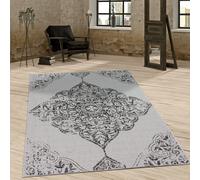 Tappeto Per Interni Ed Esterni Design Vintage Decorazioni Motivo Paisley Grigio
