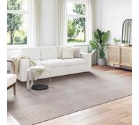 Tappeto per interni LUGO Crema e Taupe 240 x 340 cm Poliestere