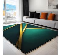 Tappeto per la Casa 180 x 240 cm, Tappeto Pelo Basso e Antiscivolo Geometria Astratta Marmo Tappeti per Camera dei Bambini Sala da Pranzo Arredamento Domestico Lusso Moderno