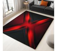 Tappeto per la Casa 180 x 240 cm, Tappeto Pelo Basso e Antiscivolo Strisce Diagonali Geometriche, Tappeti per Camera dei Bambini Sala da Pranzo Arredamento Domestico Futurismo