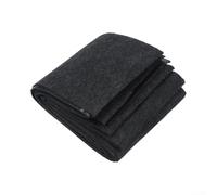 Tappeto per letto a castello con base in PVC per moto d'acqua e canoa, nero, rotolo da 20 cm x 6 m