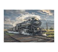 Tappeto per locomotiva a vapore, lavabile, con retro in gomma antiscivolo, per cucina, morbido, resistente alle macchie, piccolo tappeto per camera da letto, bagno, decorazione per pavimento