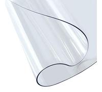 Tappeto per pavimento in PVC Impossibile area trasparente tappeti per protezione per pavimento in legno Mava tappetini 1,5 mm di spessore 120x120 cm Distruggio non slip per la casa e l'ufficio
