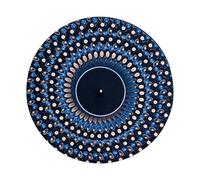 Tappeto Per Piatti Da Discoteca - Disco Con Effetti Visivi In feltro Antiscivolo, Salvietta Per Giradischi, Accessorio In Vinile Animato, Attrezzatura Per Display DJ | Uso 'attrezzatura Audio Pe