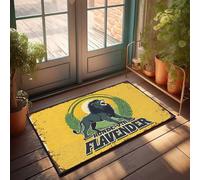 Tappeto per porta d'ingresso per esterni Ronde Vin Flavender: The Roaring Lion'S Pride Zerbino Decore per la stanza Decorazione retrò della stanza (50 x 80 cm)