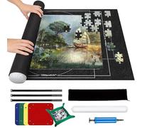 Tappeto per Puzzle 3000 Pezzi - Addensamento di 1.5mm, Tappetino per puzzle in Feltro, Portatile Rotolo di Puzzle, gonfiabile Puzzle Roll Up, Puzzle Accessori, Coperte Puzzle
