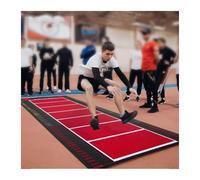 Tappeto per salti lunghi, tappetino per esercizi di salto lungo con onde, tappetino resistente per esterni per atletica leggera, tappetino di misurazione per saltare la corda in gomma morbida (bambini